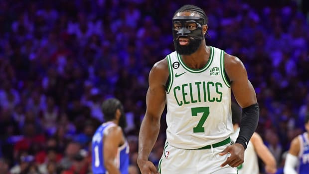 Boston Celtics guard Jaylen Brown (7).